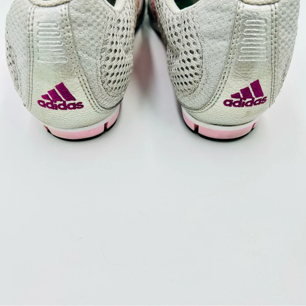 Adidas shoes CC Ride Trainers Pink Gray Silver running workout Women Size 9.5 - Picture 9 of 10